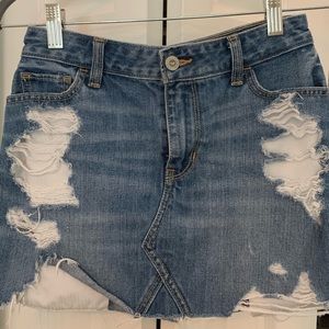 Hollister denim skirt